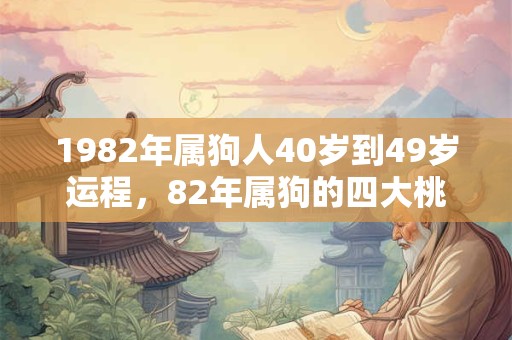 1982年属狗人40岁到49岁运程，82年属狗的四大桃花年