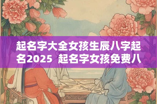 起名字大全女孩生辰八字起名2025 起名字女孩免费八字起名 起名字大全女孩生辰八字起名2025 起名字女孩免费八字起名