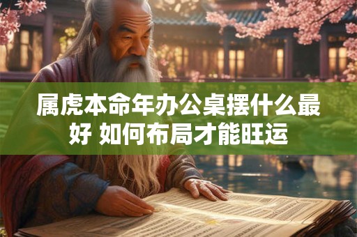 属虎本命年办公桌摆什么最好 如何布局才能旺运