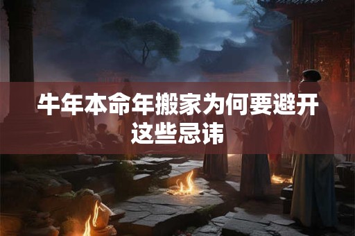 牛年本命年搬家为何要避开这些忌讳