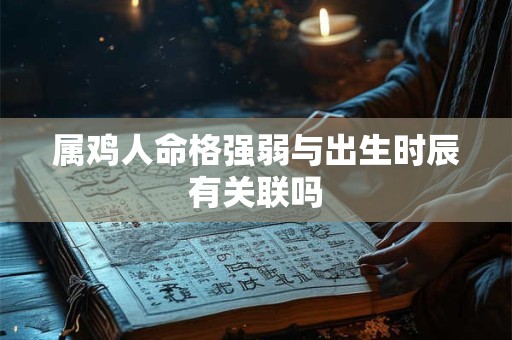 属鸡人命格强弱与出生时辰有关联吗