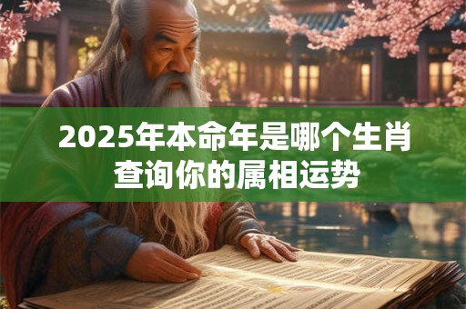 2025年本命年是哪个生肖 查询你的属相运势