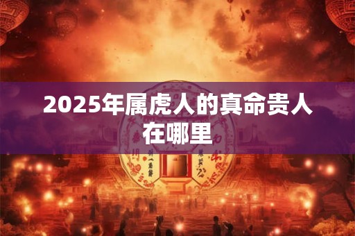 2025年属虎人的真命贵人在哪里