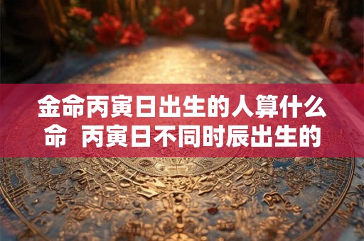 金命丙寅日出生的人算什么命  丙寅日不同时辰出生的命运详解