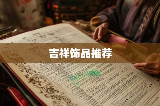 吉祥饰品推荐