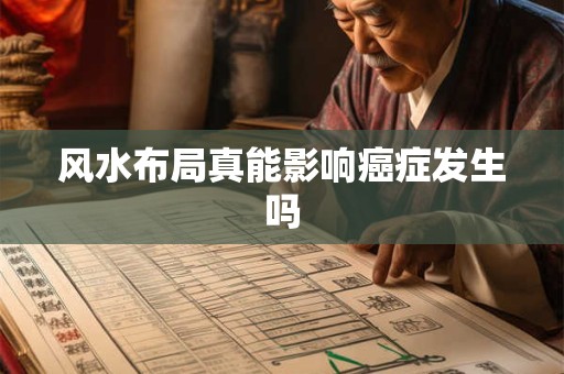 风水布局真能影响癌症发生吗