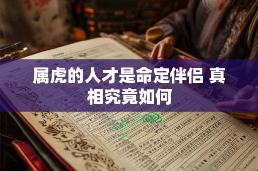 属虎的人才是命定伴侣 真相究竟如何