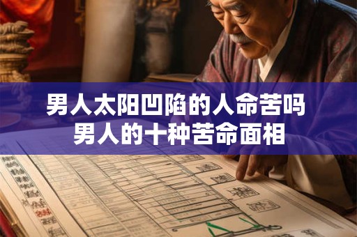 男人太阳凹陷的人命苦吗 男人的十种苦命面相 男人太阳凹陷的人命苦吗 男人的十种苦命面相