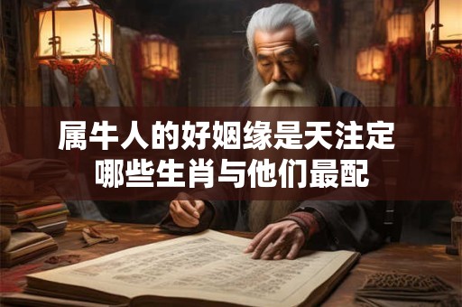 属牛人的好姻缘是天注定 哪些生肖与他们最配