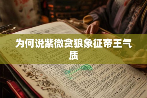 为何说紫微贪狼象征帝王气质