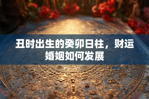 丑时出生的癸卯日柱，财运婚姻如何发展