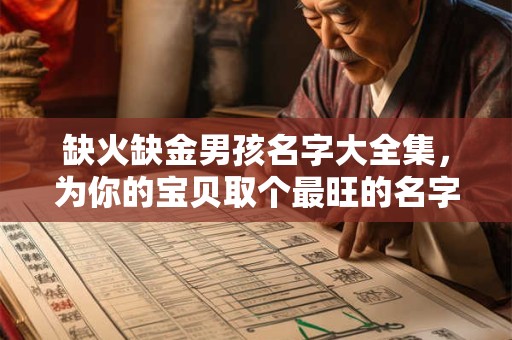 缺火缺金男孩名字大全集，为你的宝贝取个最旺的名字