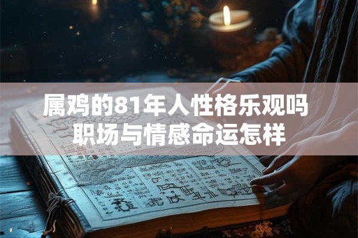 详细阅读:属鸡的81年人性格乐观吗 职场与情感命运怎样 属鸡的81年人性格乐观吗 职场与情感命运怎样