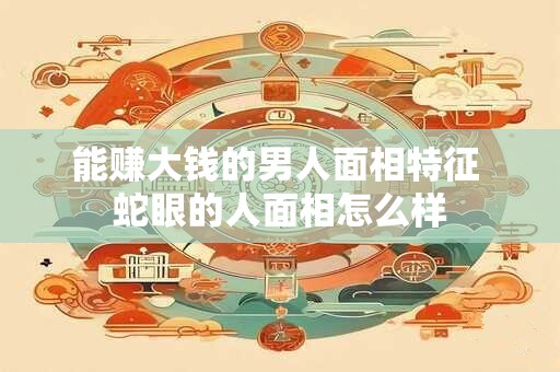 能赚大钱的男人面相特征 蛇眼的人面相怎么样