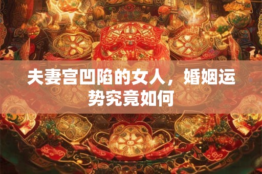 夫妻宫凹陷的女人，婚姻运势究竟如何