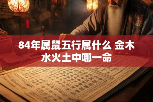 84年属鼠五行属什么 金木水火土中哪一命
