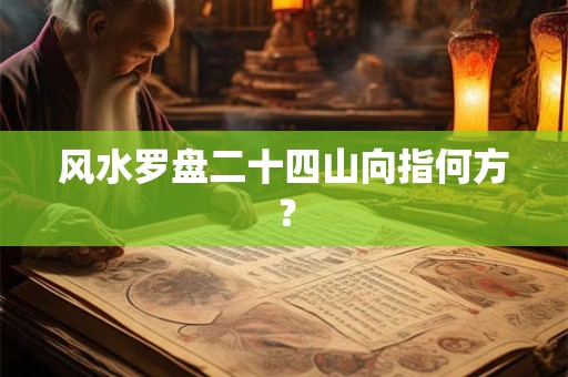 风水罗盘二十四山向指何方？