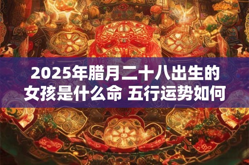 2026年腊月二十八出生的女孩是什么命 五行运势如何