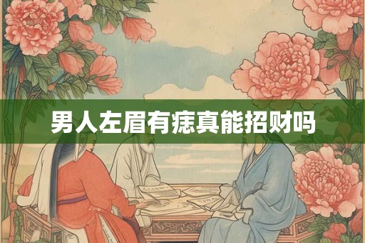 男人左眉有痣真能招财吗