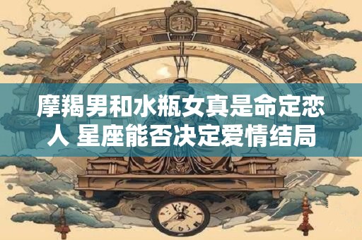 摩羯男和水瓶女真是命定恋人 星座能否决定爱情结局