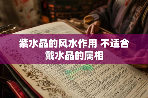 紫水晶的风水作用 不适合戴水晶的属相