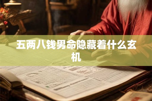 五两八钱男命隐藏着什么玄机