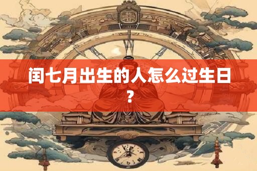 闰七月出生的人怎么过生日？
