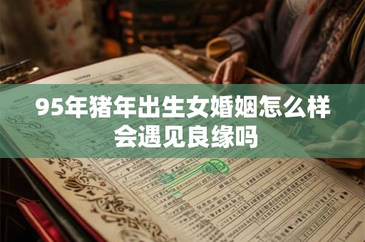 95年猪年出生女婚姻怎么样 会遇见良缘吗