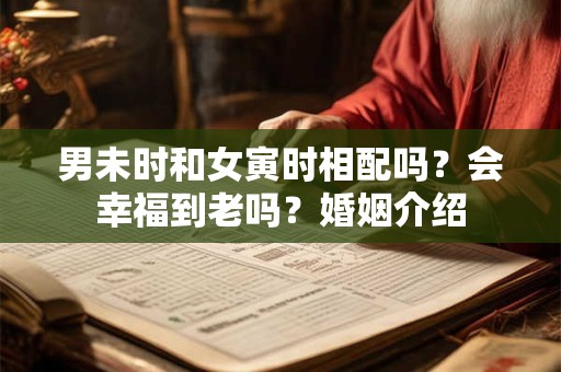 男未时和女寅时相配吗？会幸福到老吗？婚姻介绍