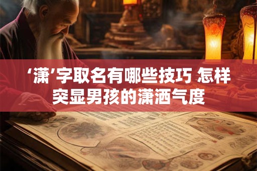 ‘潇’字取名有哪些技巧 怎样突显男孩的潇洒气度