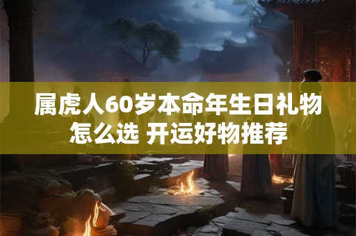 属虎人60岁本命年生日礼物怎么选 开运好物推荐