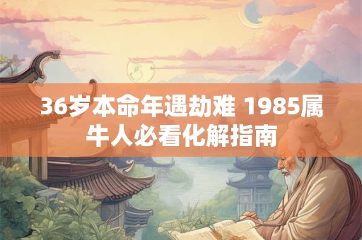 36岁本命年遇劫难 1985属牛人必看化解指南
