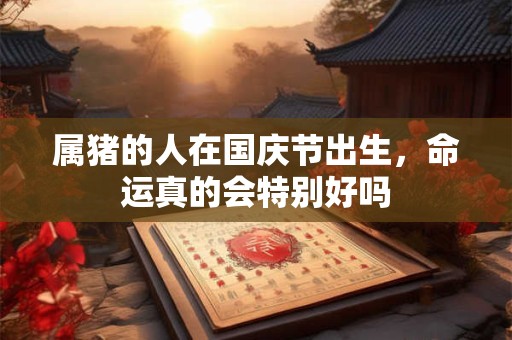属猪的人在国庆节出生，命运真的会特别好吗