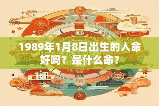 1989年1月8日出生的人命好吗？是什么命？