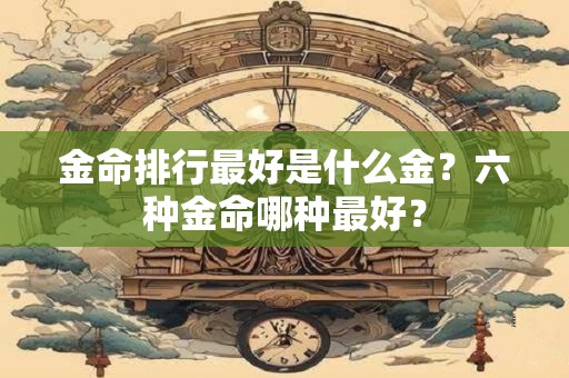 金命排行最好是什么金？六种金命哪种最好？