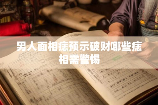 男人面相痣预示破财哪些痣相需警惕