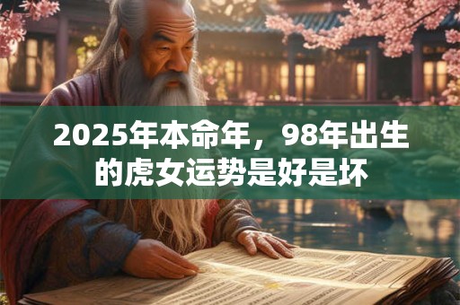 2025年本命年，98年出生的虎女运势是好是坏