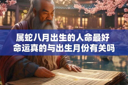 属蛇八月出生的人命最好 命运真的与出生月份有关吗
