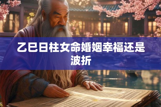 乙巳日柱女命婚姻幸福还是波折