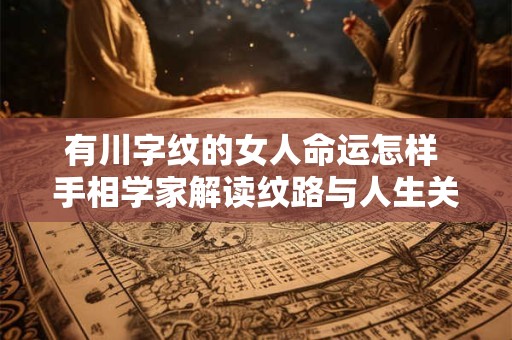 有川字纹的女人命运怎样 手相学家解读纹路与人生关联