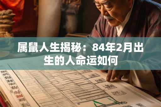 属鼠人生揭秘：84年2月出生的人命运如何