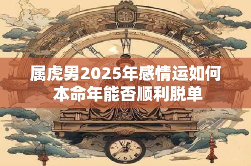 属虎男2025年感情运如何 本命年能否顺利脱单