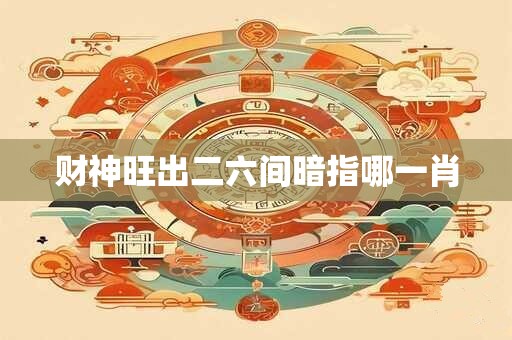 财神旺出二六间暗指哪一肖