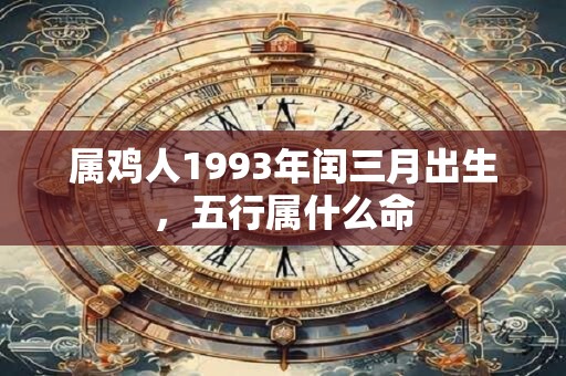 属鸡人1993年闰三月出生，五行属什么命