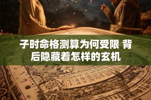 子时命格测算为何受限 背后隐藏着怎样的玄机