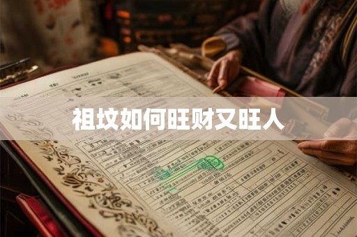 祖坟如何旺财又旺人
