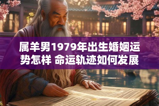 属羊男1979年出生婚姻运势怎样 命运轨迹如何发展