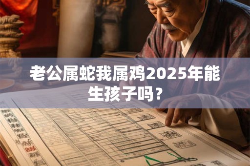 老公属蛇我属鸡2025年能生孩子吗？