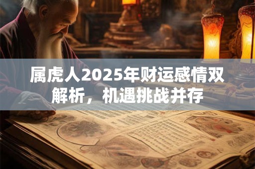 属虎人2025年财运感情双解析，机遇挑战并存