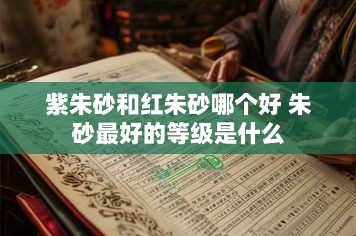 紫朱砂和红朱砂哪个好 朱砂最好的等级是什么